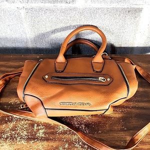 Christian Siriano Mini Bag Hand Bag Brown Leather Purse